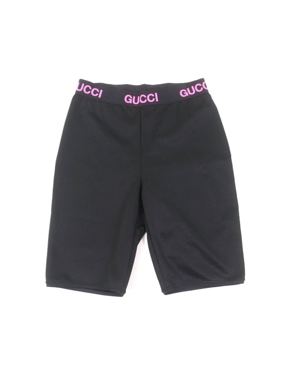 Gucci Logo Design Biker Shorts Leggings Black
